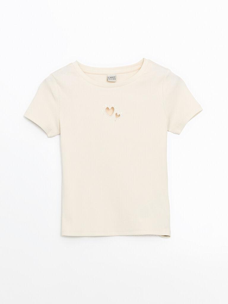 LC Waikiki Majica za devojčice, S58052Z4-FRC, Bež