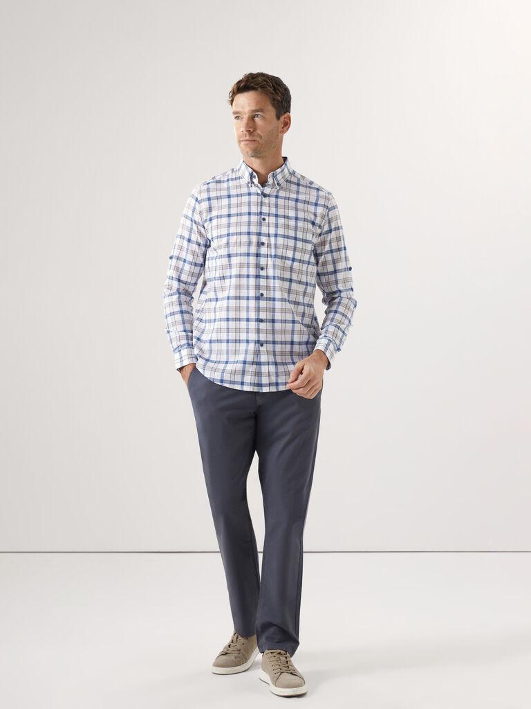 LC Waikiki Muške pantalone S50564Z8-JQN, Chino, Tamnosive