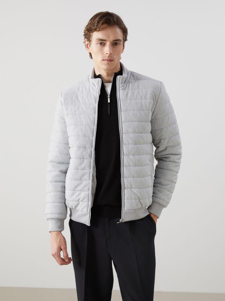 LC Waikiki Muška jakna S53350Z8-LAL, Siva