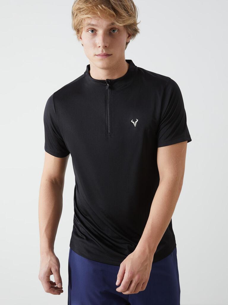 LC Waikiki Muška sportska majica S52616Z8-CVL, Kratki rukavi, Crna