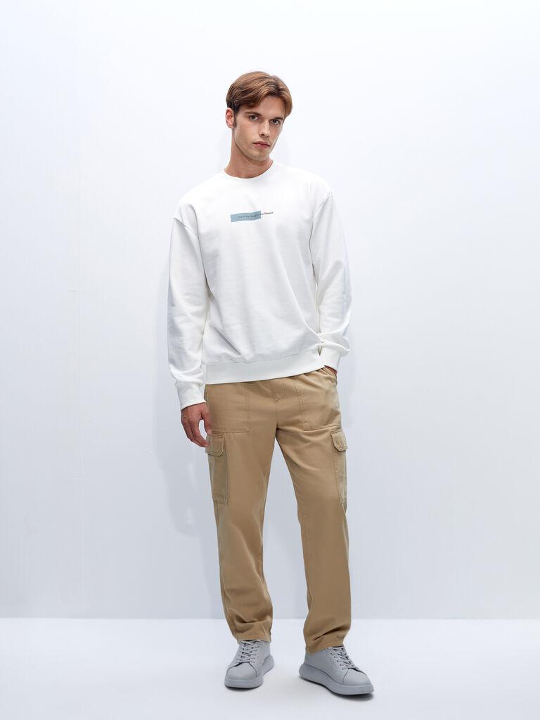 LC Waikiki Muške pantalone W4AQ91Z8-SHH, Kargo, Bež