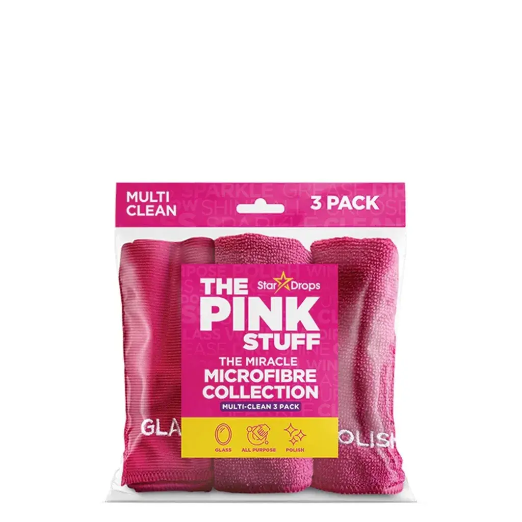 The Pink Stuff Mikrofiber krpe The Miracle, 3 komada