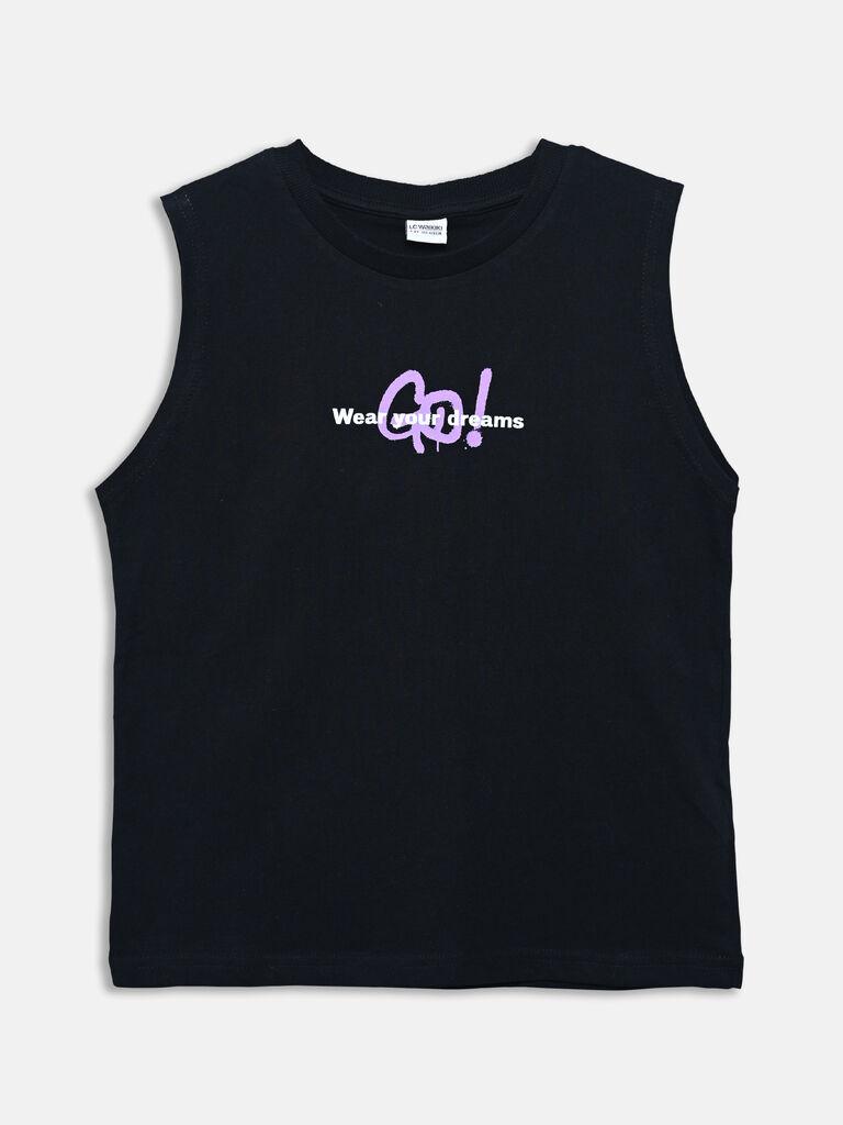 LC Waikiki Majica za dečake bez rukava S5IO81Z4-CVL, Crna