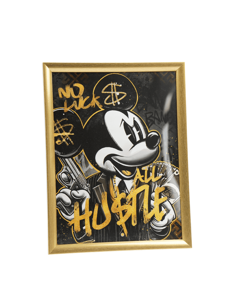 Fortune Frames Ram za slike Just Hustle, Zlatne boje