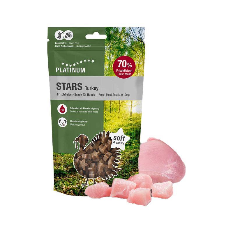 Platinum Poslastice za pse Stars, Ćuretina, 185g