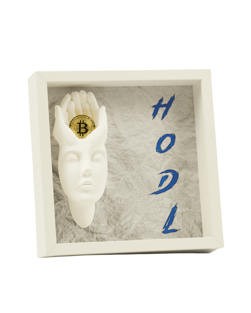 Fortune Frames Ram za slike HODL, Beli