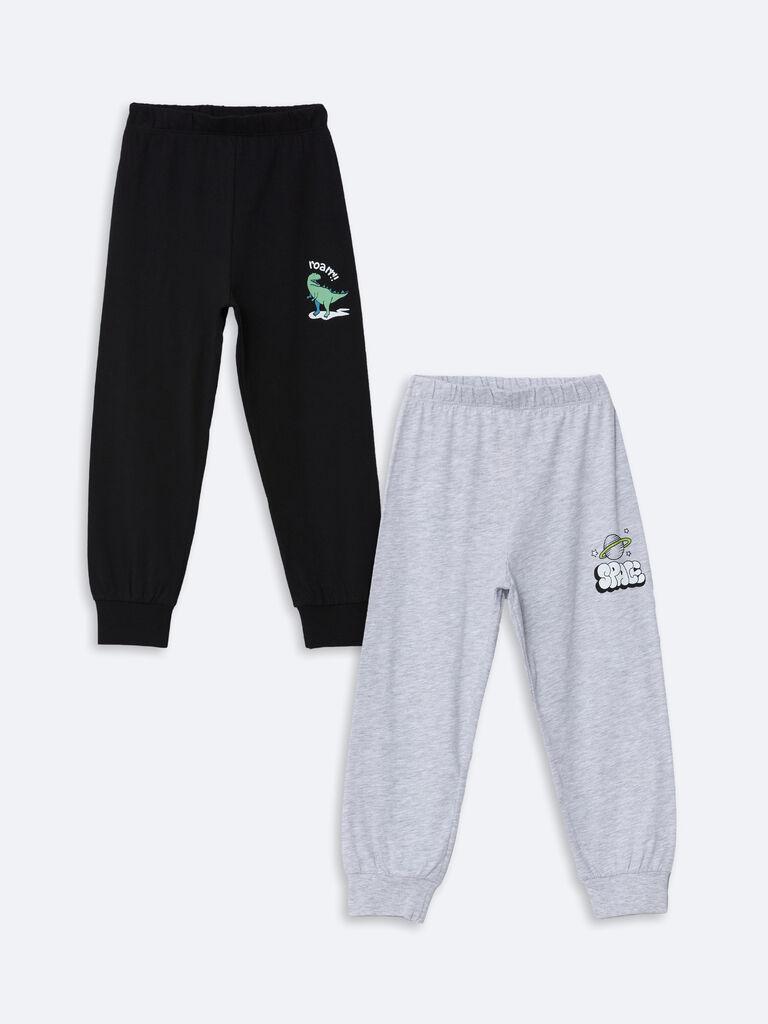 LC Waikiki Set donji deo pidžame za dečake S5BV83Z1-LAK, 2 komada, Sivo-teget