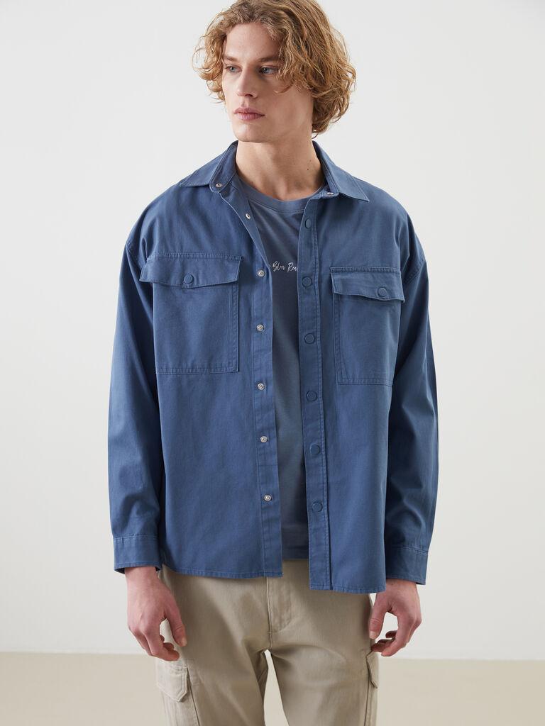 LC Waikiki Muška košulja S51849Z8-VZQ, Plava