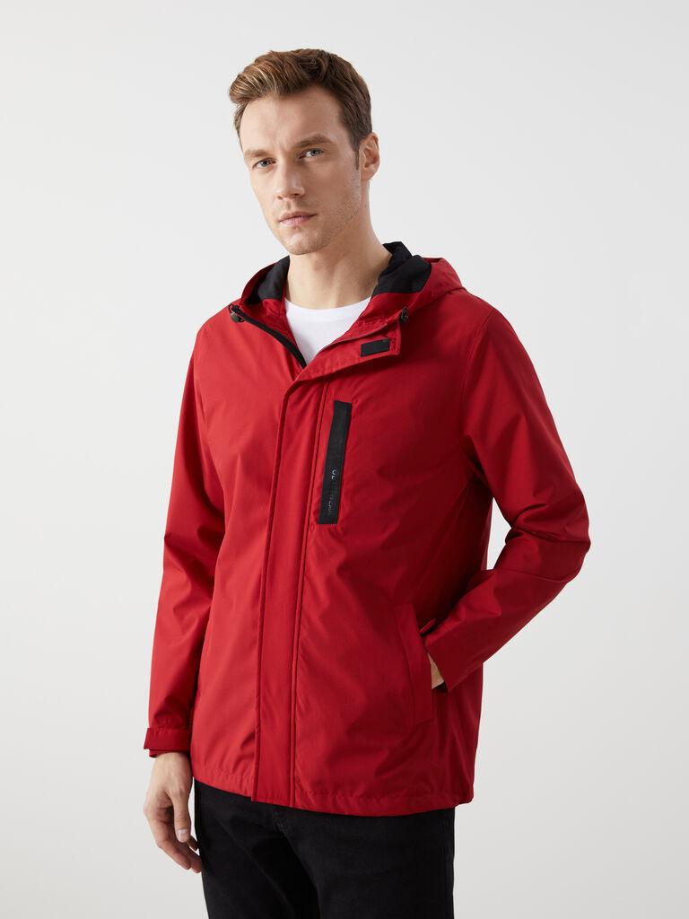 LC Waikiki Muška jakna S52516Z8-HPM, Crvena