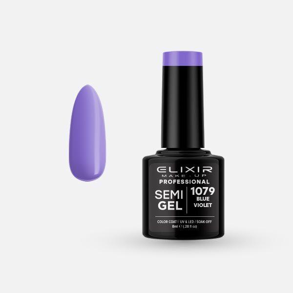 Elixir Gel lak Semi 1079, Blue Violet, 8ml