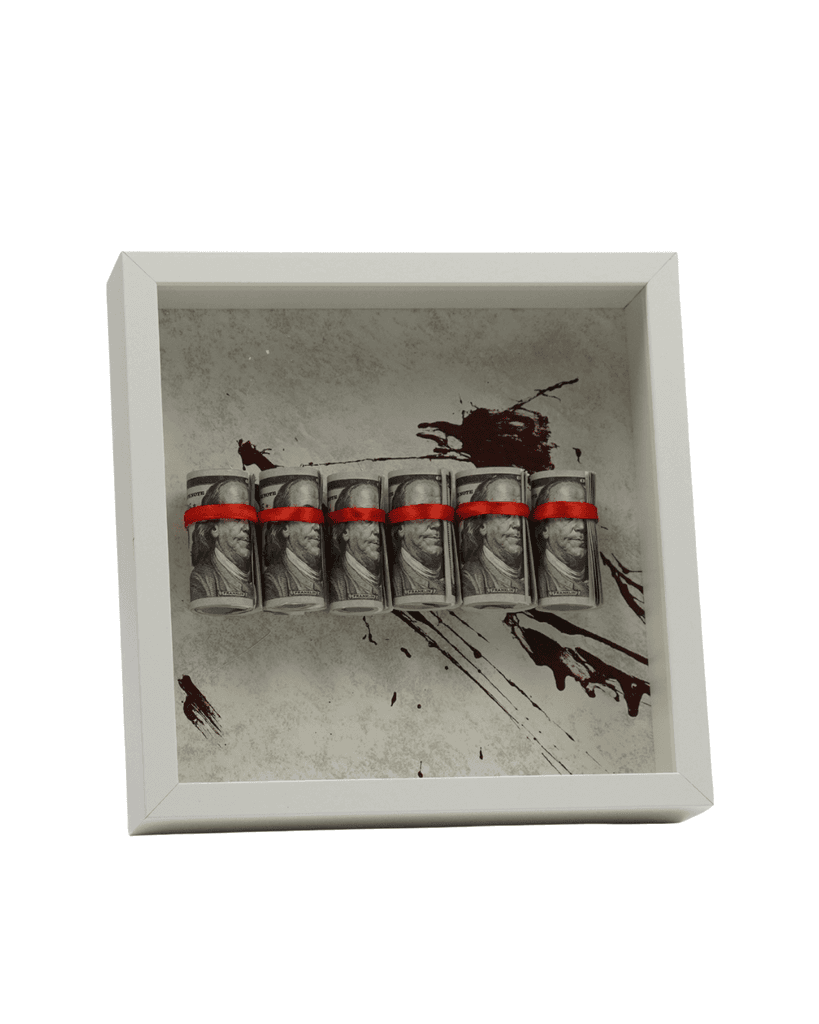 Fortune Frames Ram za slike Censored $$$, Beli