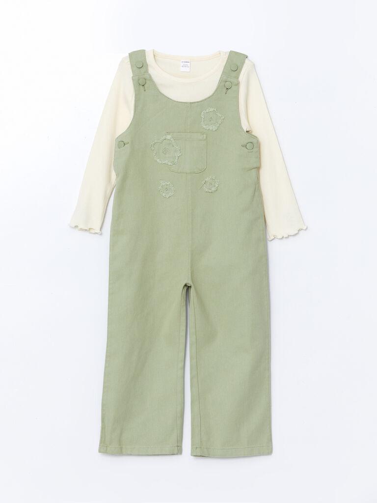 LC Waikiki Pantalone za devojčice, S54171Z1-FDL, Zelene