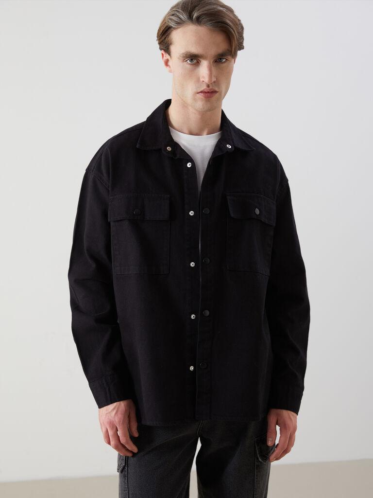 LC Waikiki Muška košulja S51860Z8-RQL, Crna