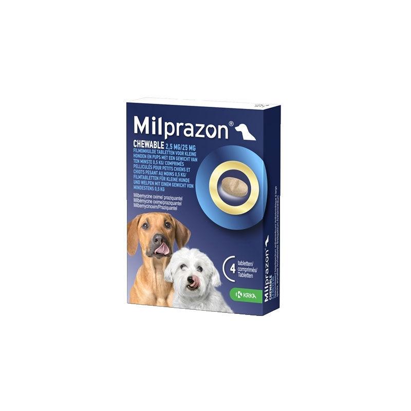 Krka Milprazon sa ukusom za pse, 2.5mg