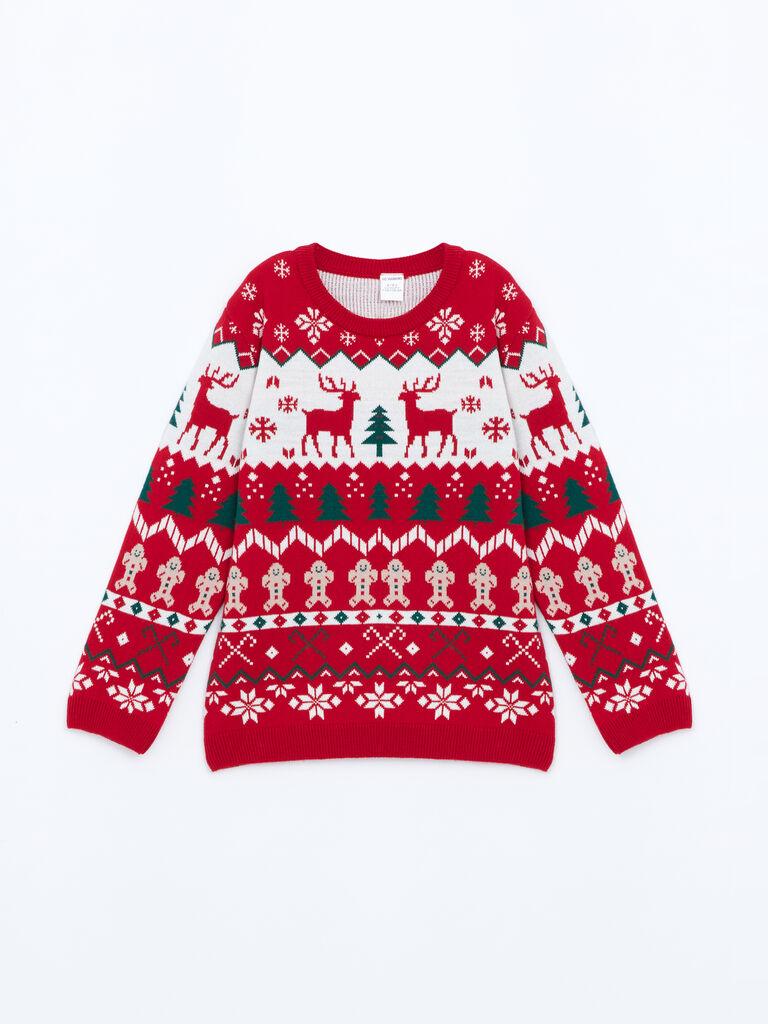 LC Waikiki Džemper za dečake W4FJ43Z1-MMQ, Crveni