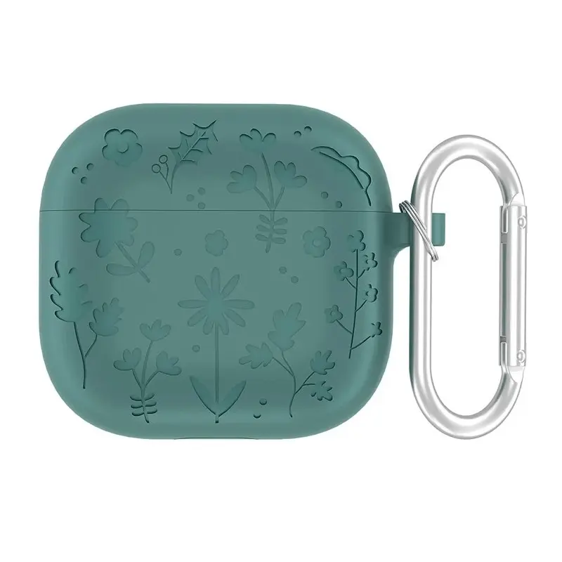 Zaštitna futrola Flower za AirPods 4, Zelena