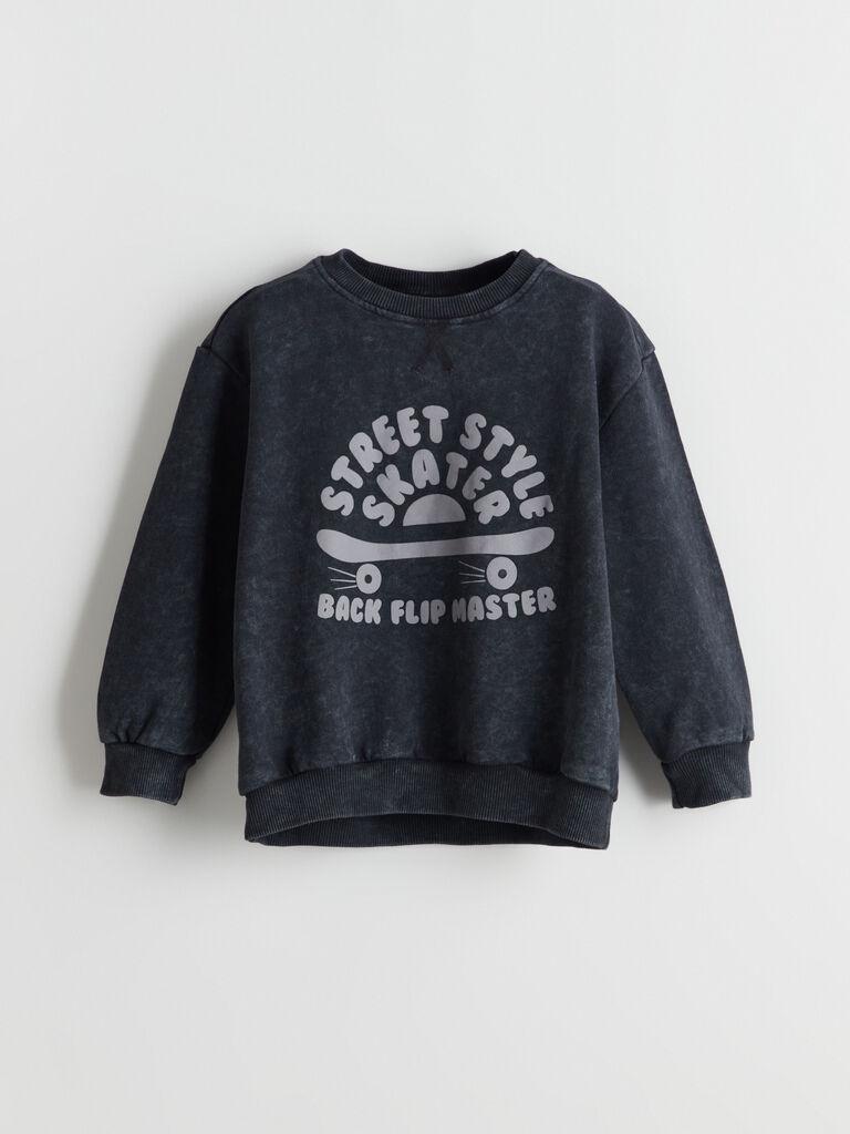 LC Waikiki Duks za dečake S5LM98Z1-CVL, Okrugli izrez, Crni