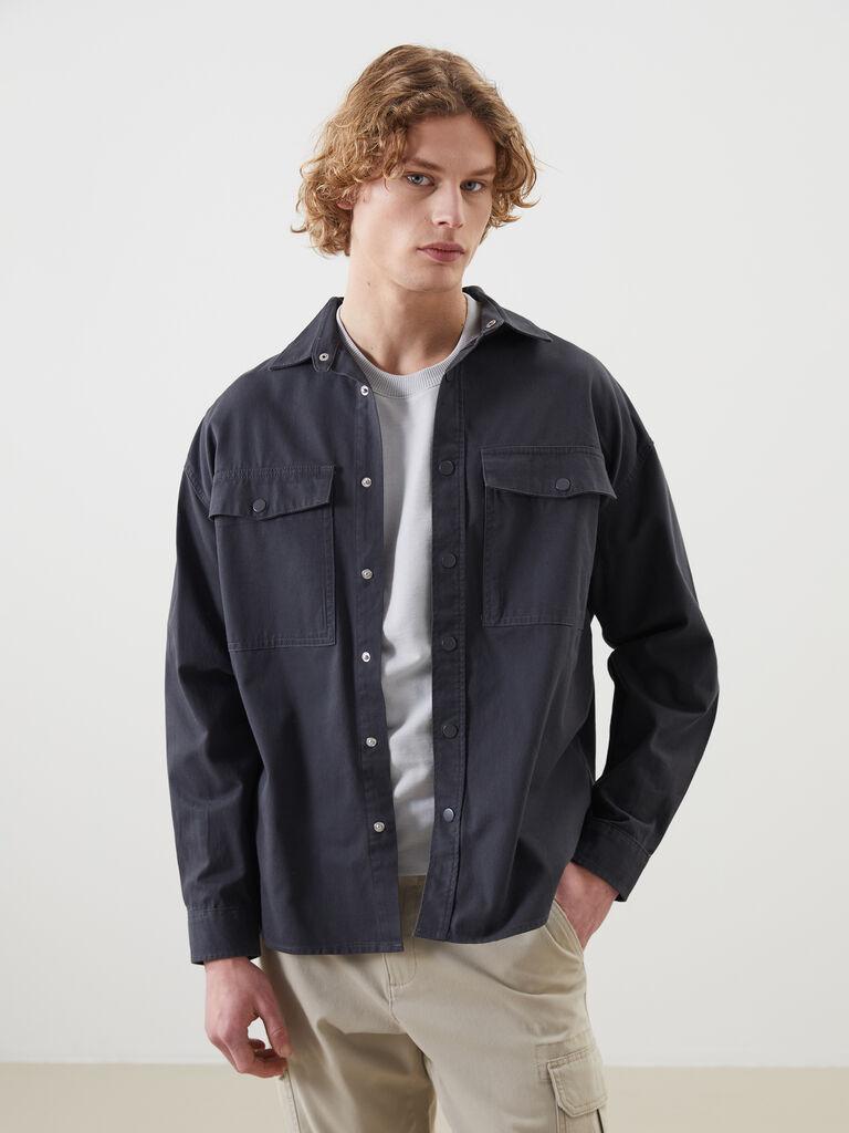 LC Waikiki Muška košulja S51849Z8-SY6, Antracit