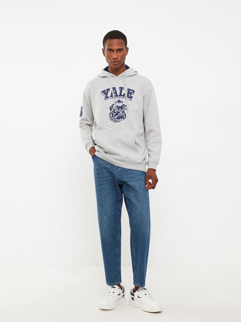 LC Waikiki Muški duks sa kapuljačom W2BC23Z8-LAL, Sivi