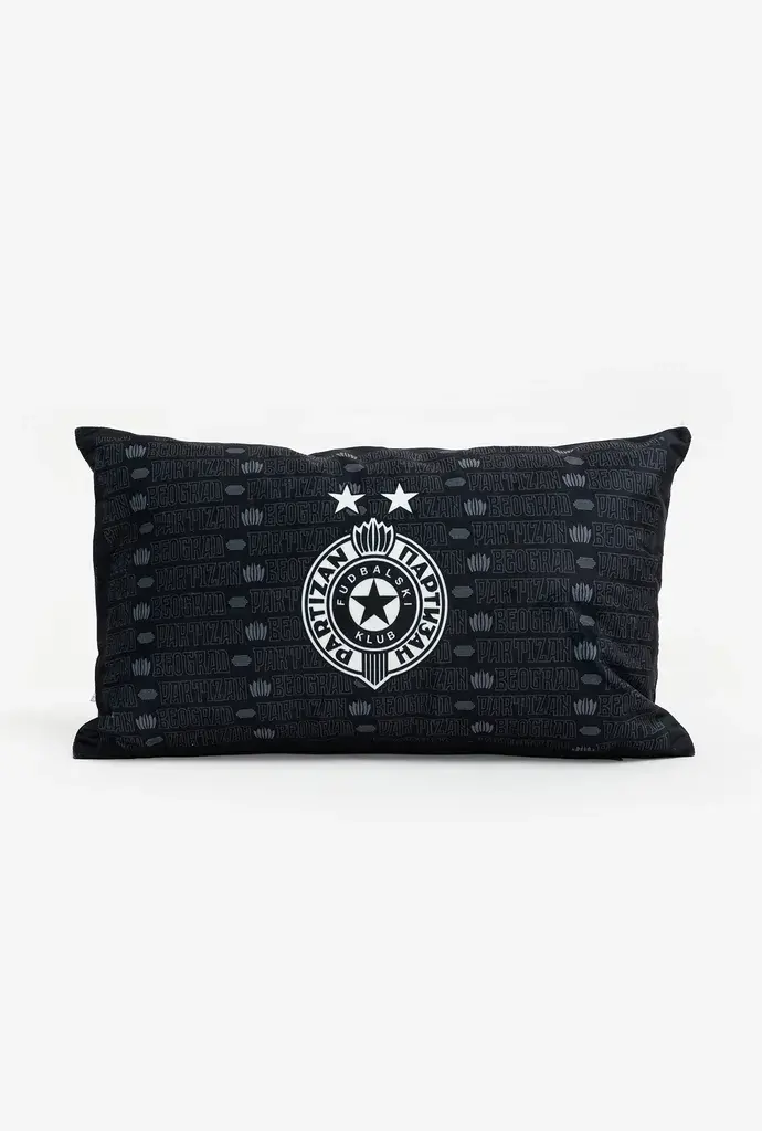 Stefan Ukrasni jastuk Partizan, 30x50cm, Crno-beli
