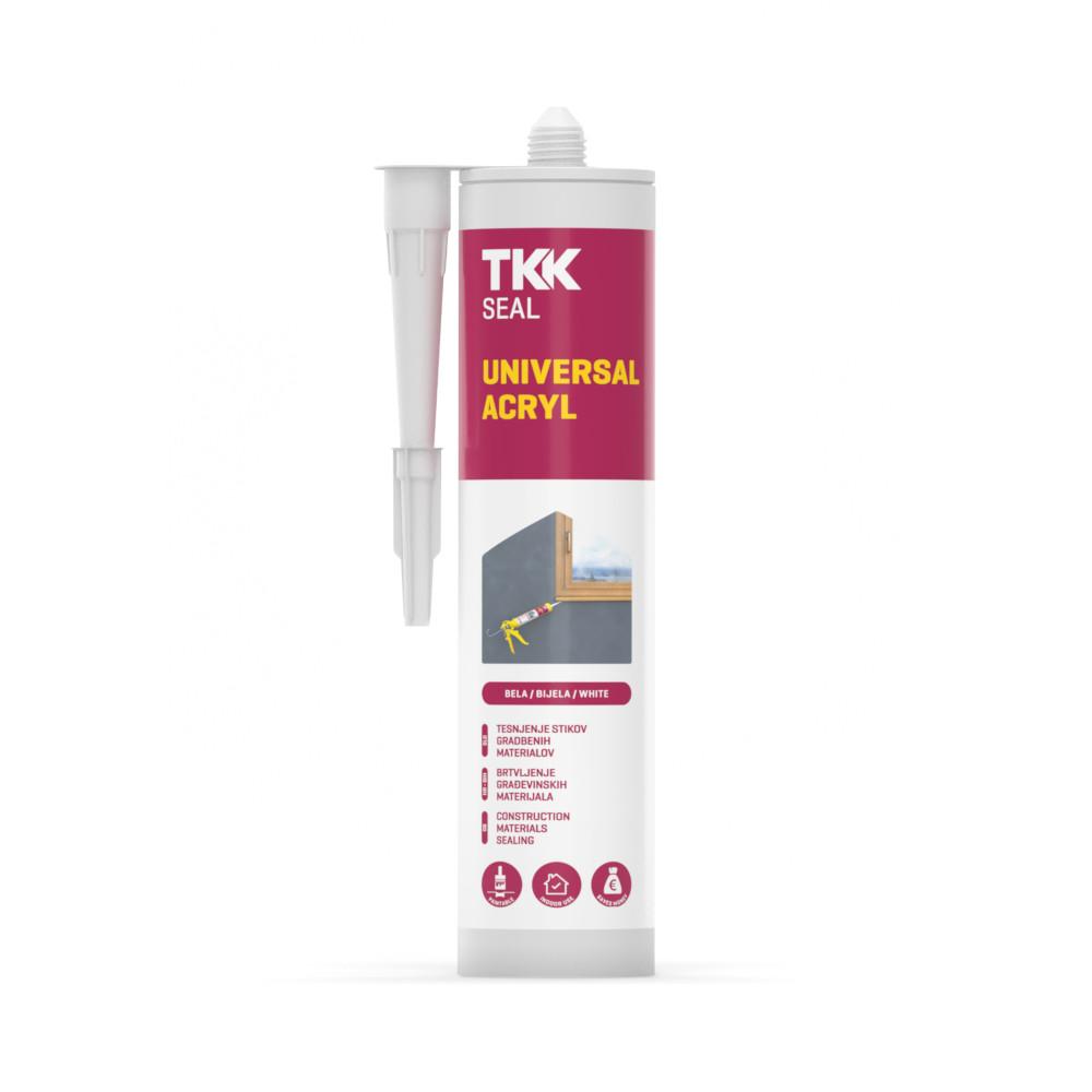 TKK Univerzalna akrilna zaptivna masa, 260ml, Bela