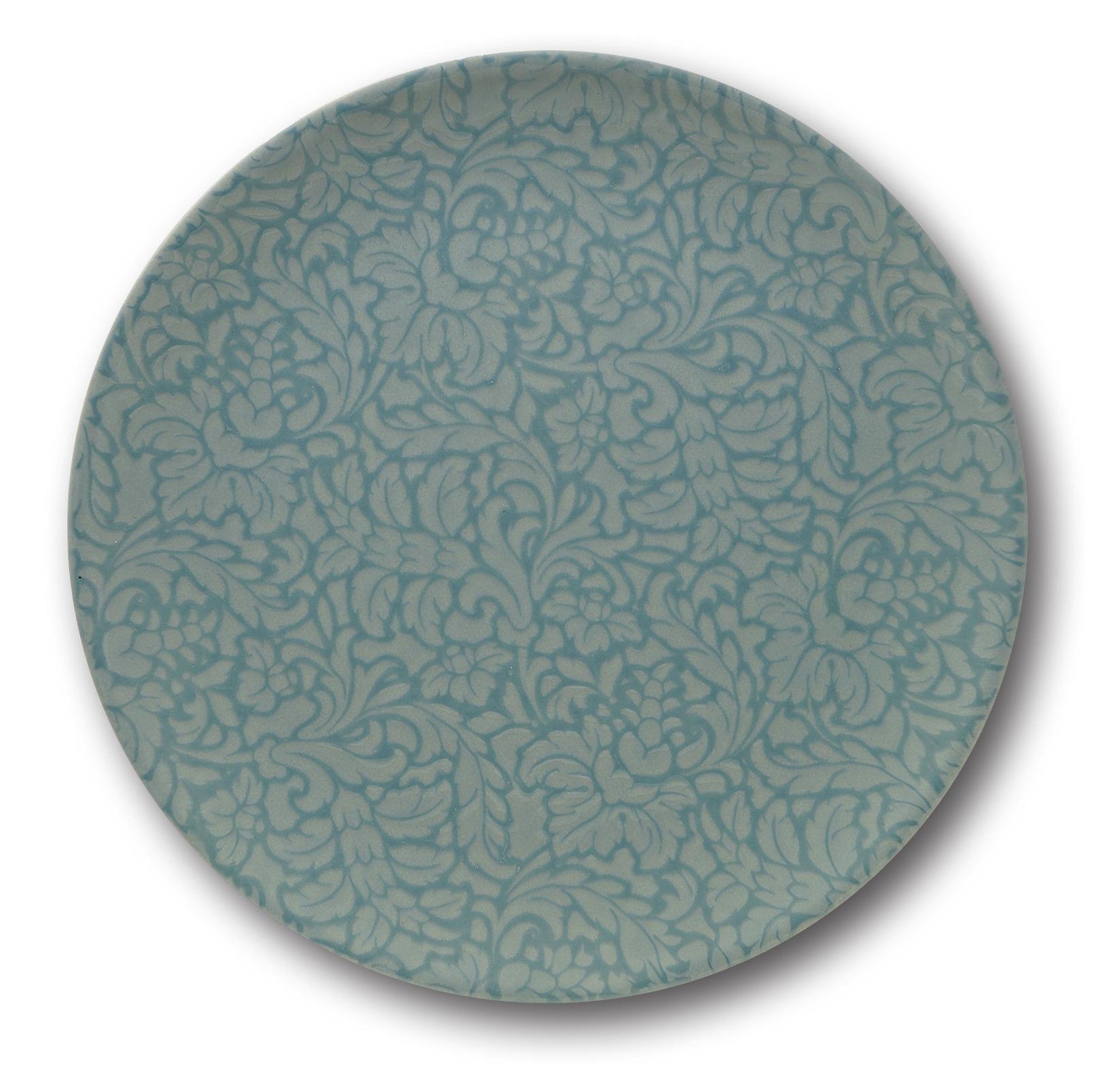 SATURNIA Tanjir plitki Tiffany, 31 cm, Plava