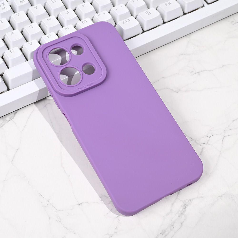 Silikonska maska za Xiaomi Redmi 15C 4G 173mm Pro Camera, Ljubičasta