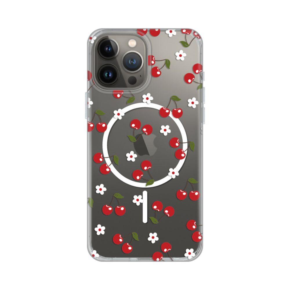 Maska za iPhone 13 Pro Max 6.7 Magsafe, Cute Cherries