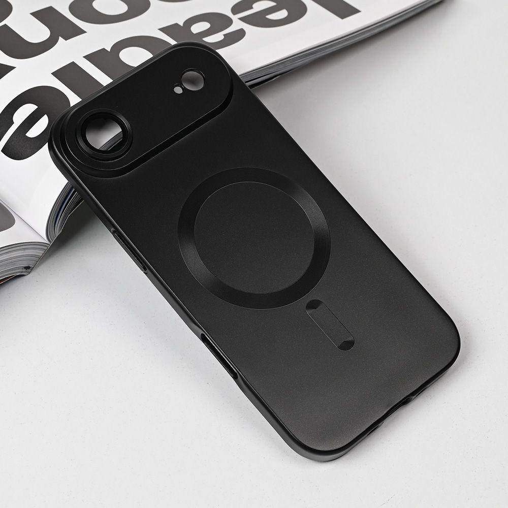 Maska za iPhone 17 Air 6.9 Magsafe Chrome, Crna