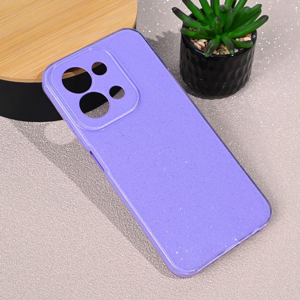 Maska za Xiaomi Redmi 15C 4G 173mm Sparkle Dust, Ljubičasta