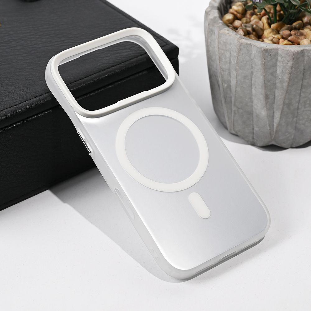 Maska za iPhone 17 Pro 6.3 Magsafe Clear, Srebrne boje