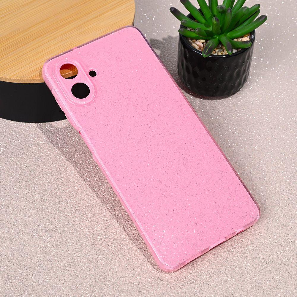 Maska za Samsung A075F Galaxy A07 Sparkle Dust, Roze