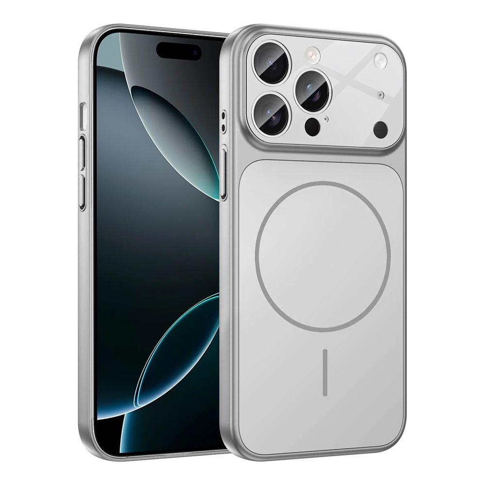 Maska za iPhone 14 Pro 6.1 Magsafe LookLike, Srebrne boje