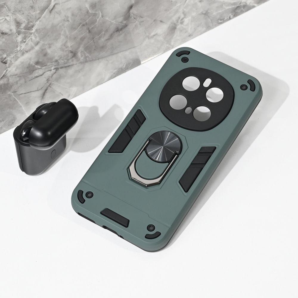 Maska za Honor Magic 7 Pro Hard Ring, Tamnosiva