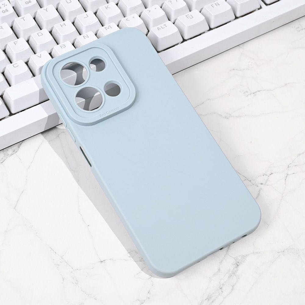 Silikonska maska za Xiaomi Redmi 15C 4G 173mm Pro Camera, Svetloplava