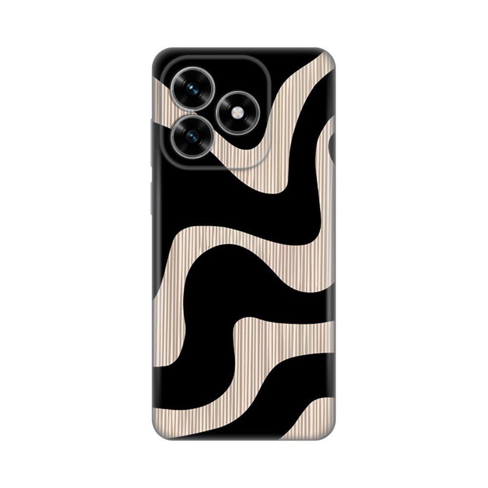 Silikonska maska za Honor X5c Plus, Black Flow