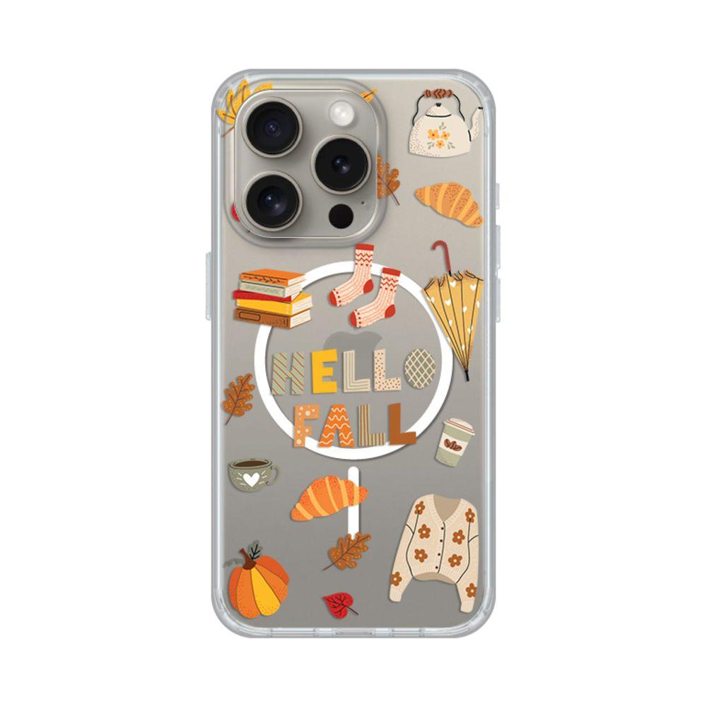 Maska za iPhone 16 Pro 6.3 Magsafe, Hello Fall