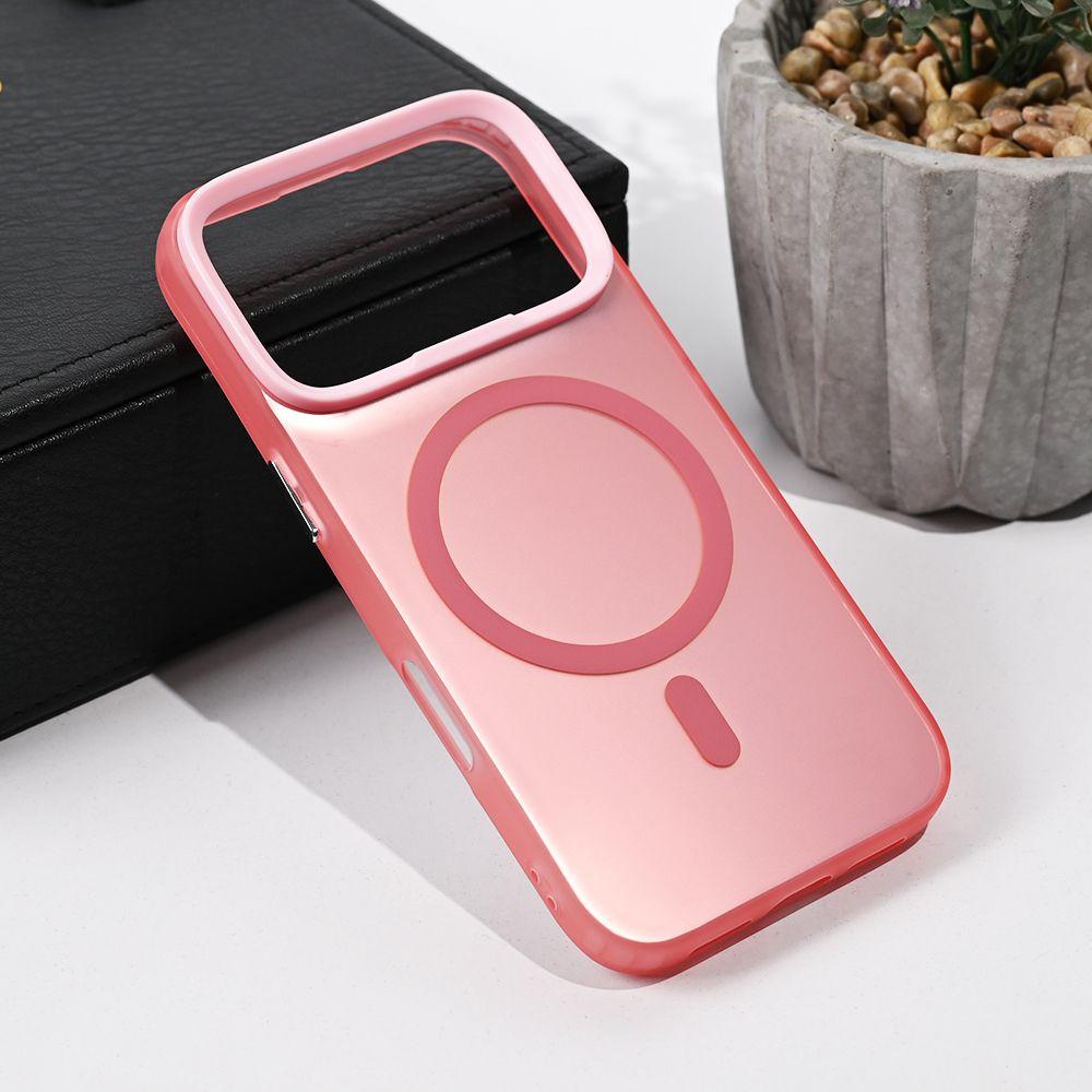 Maska za iPhone 17 Pro 6.3 Magsafe Clear, Roze