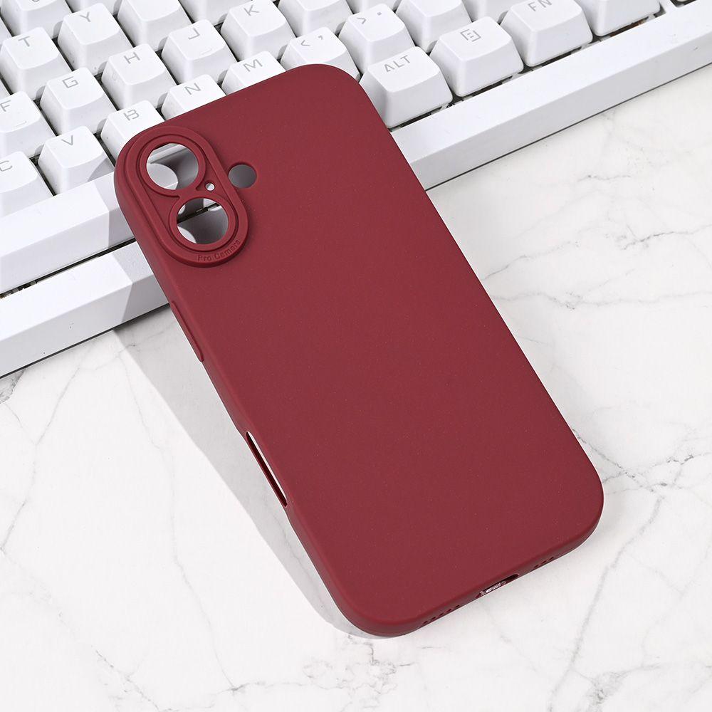 Silikonska maska za iPhone 17 6.3 Pro Camera, Bordo