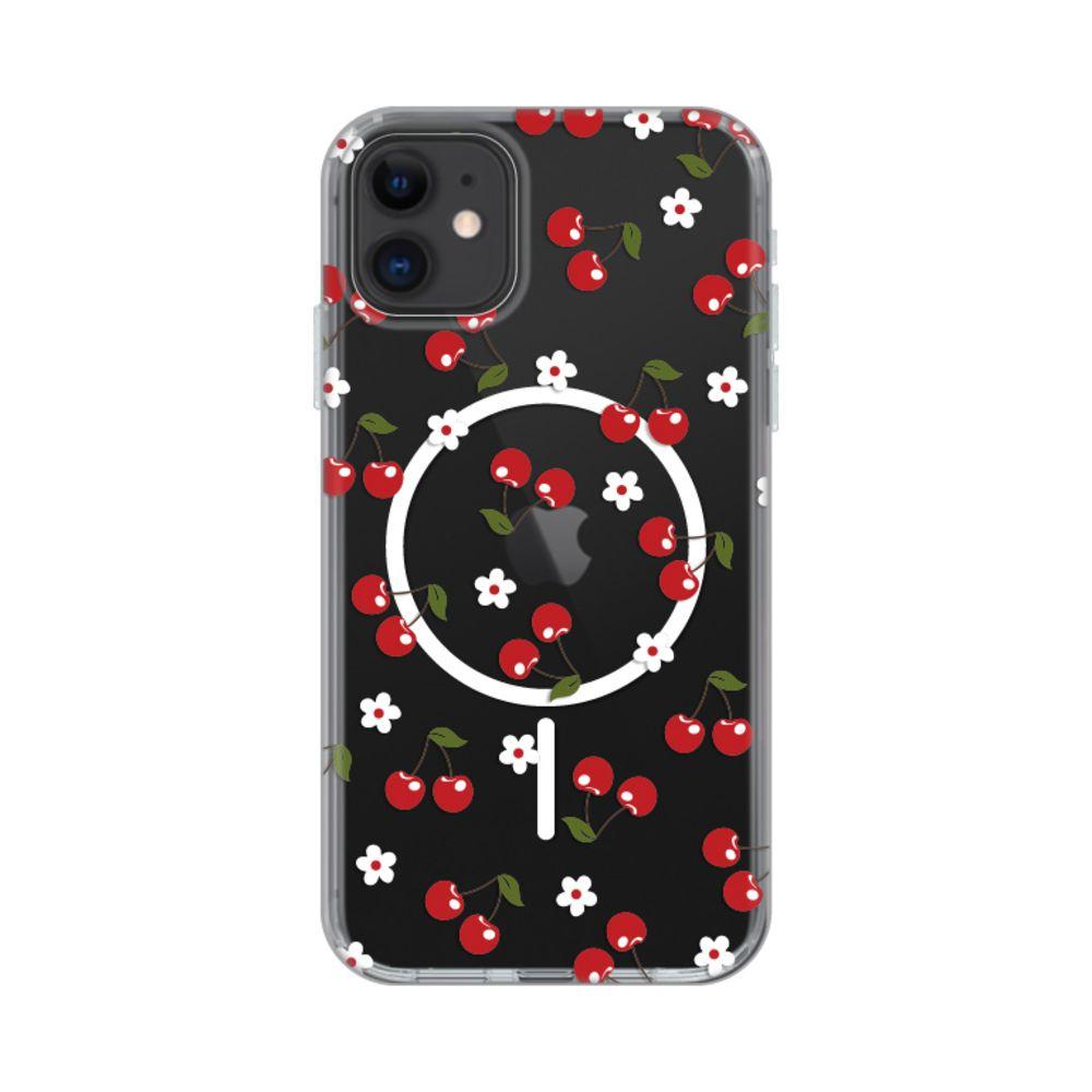Maska za iPhone 11 6.1 Magsafe, Cute Cherries