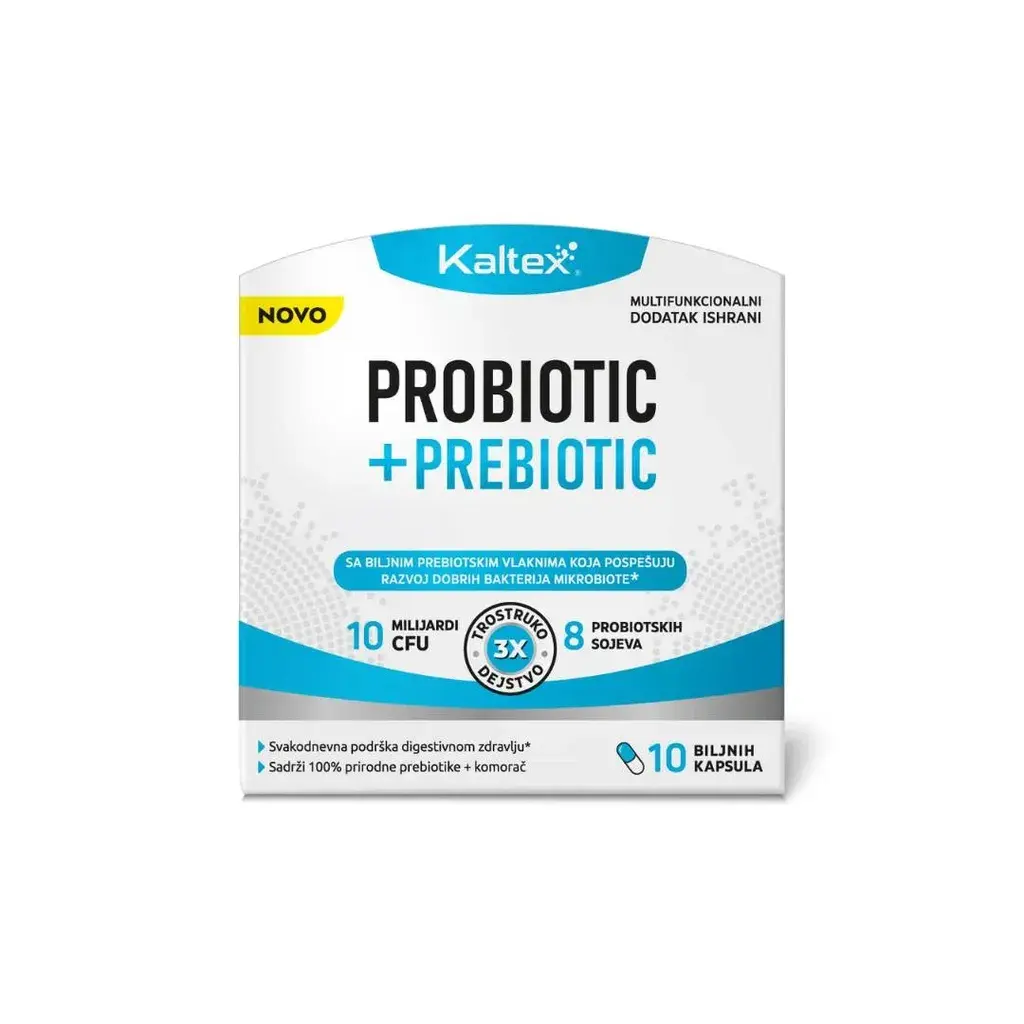 Kaltex Probiotik + prebiotik, 10 kapsula