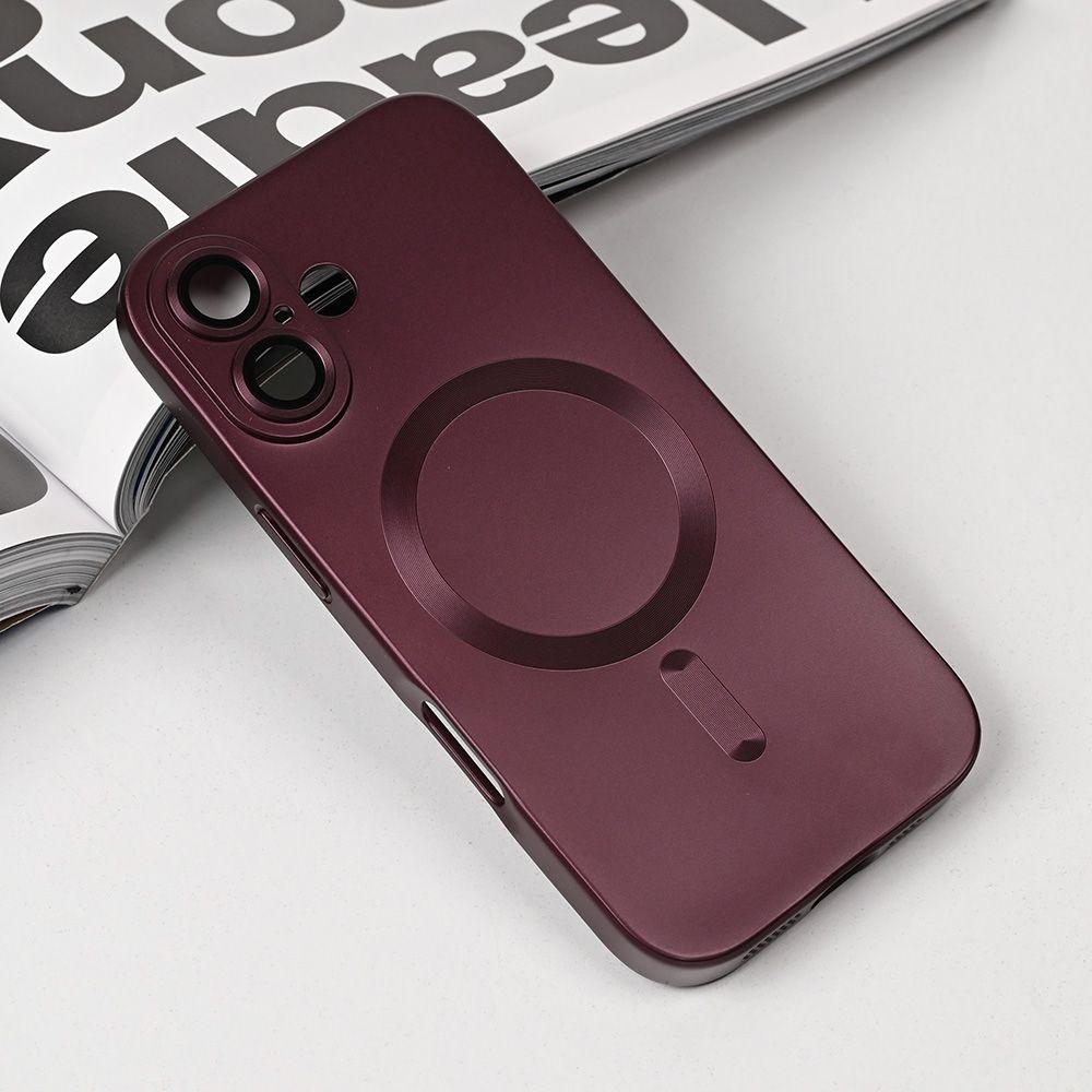 Maska za iPhone 17 6.3 Magsafe Chrome, Bordo