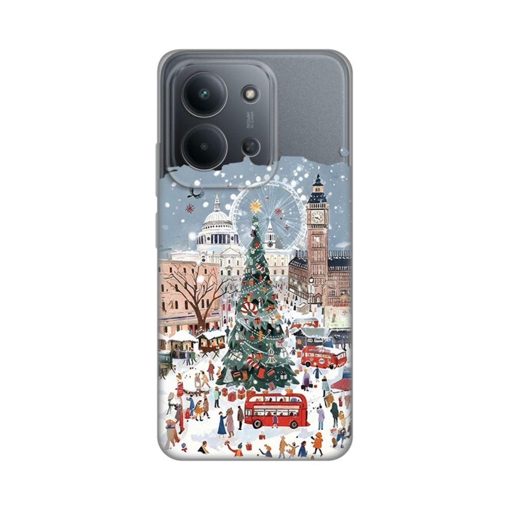 Silikonska maska za Xiaomi Redmi 15C 4G, Christmas Town