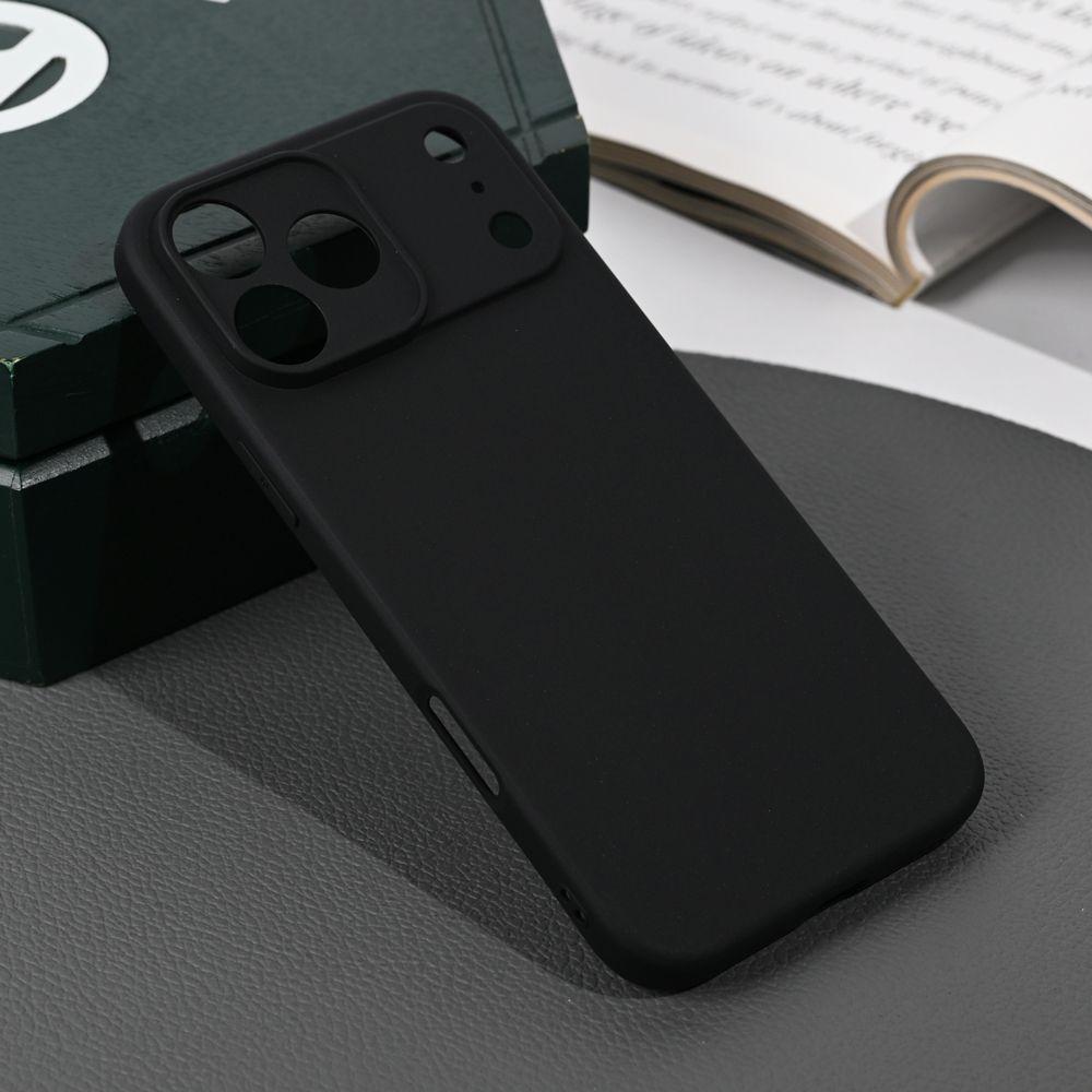 Silikonska maska za iPhone 17 Pro Max 6.9, Crna