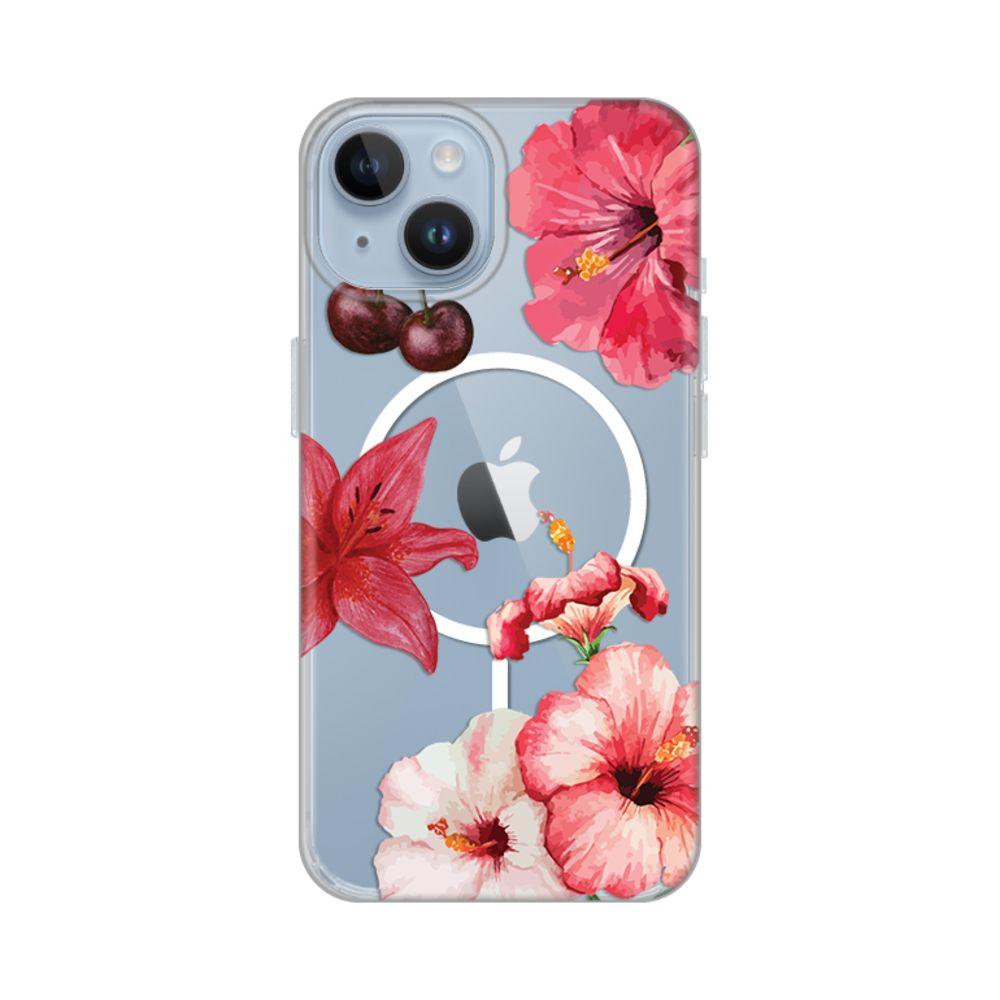 Maska za iPhone 13/14 6.1 Magsafe, Hibiscus