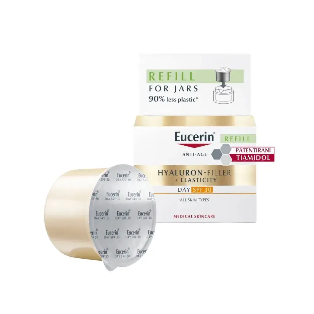 Eucerin Dnevna krema Hyaluron-Filler + Elasticity Refill SPF30, 50 ml