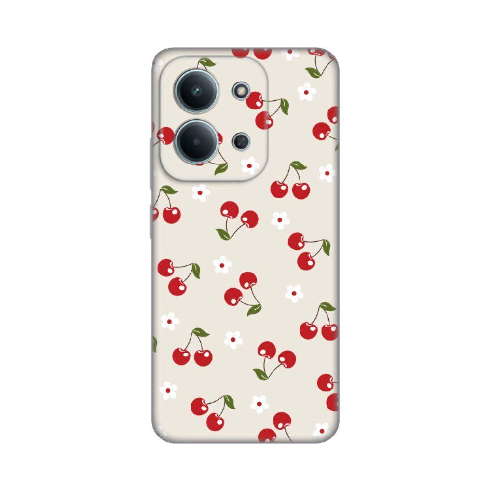 Silikonska maska za Xiaomi Redmi 15C 4G, Cherry and Flowers