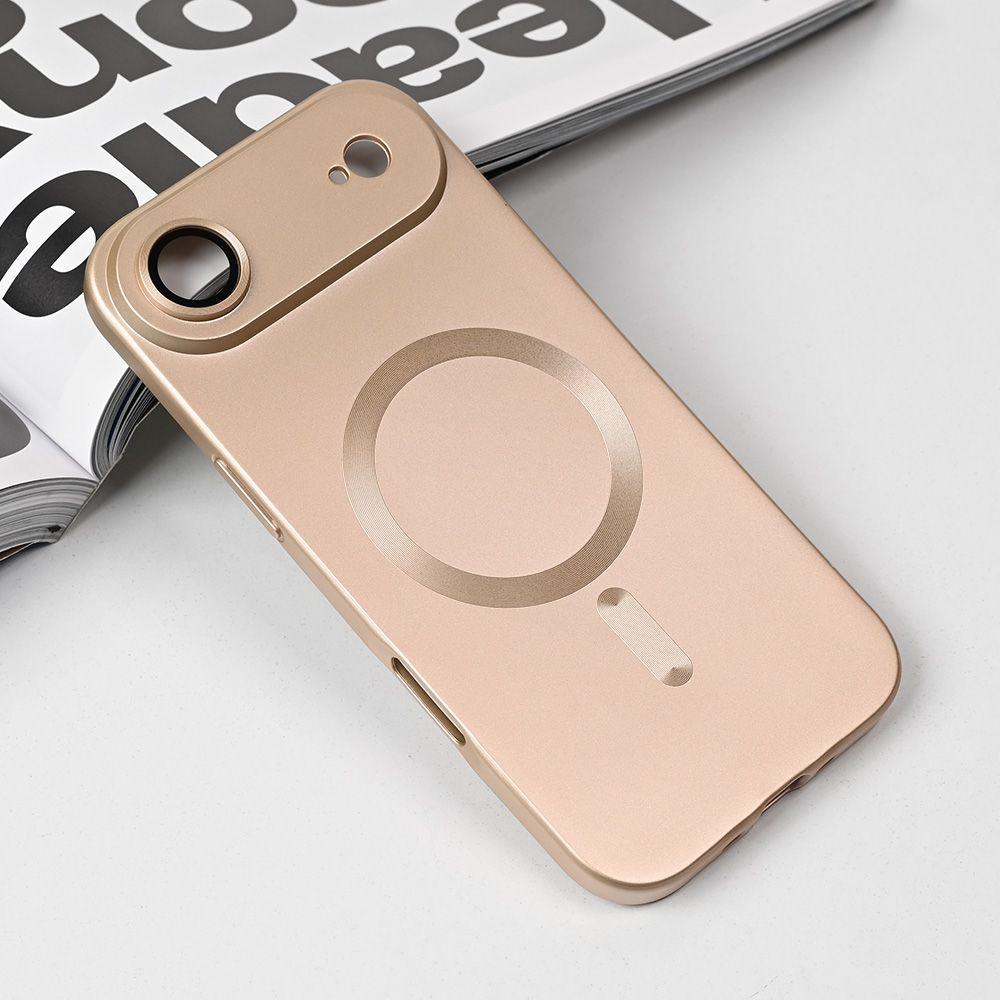 Maska za iPhone 17 Air 6.9 Magsafe Chrome, Zlatne boje