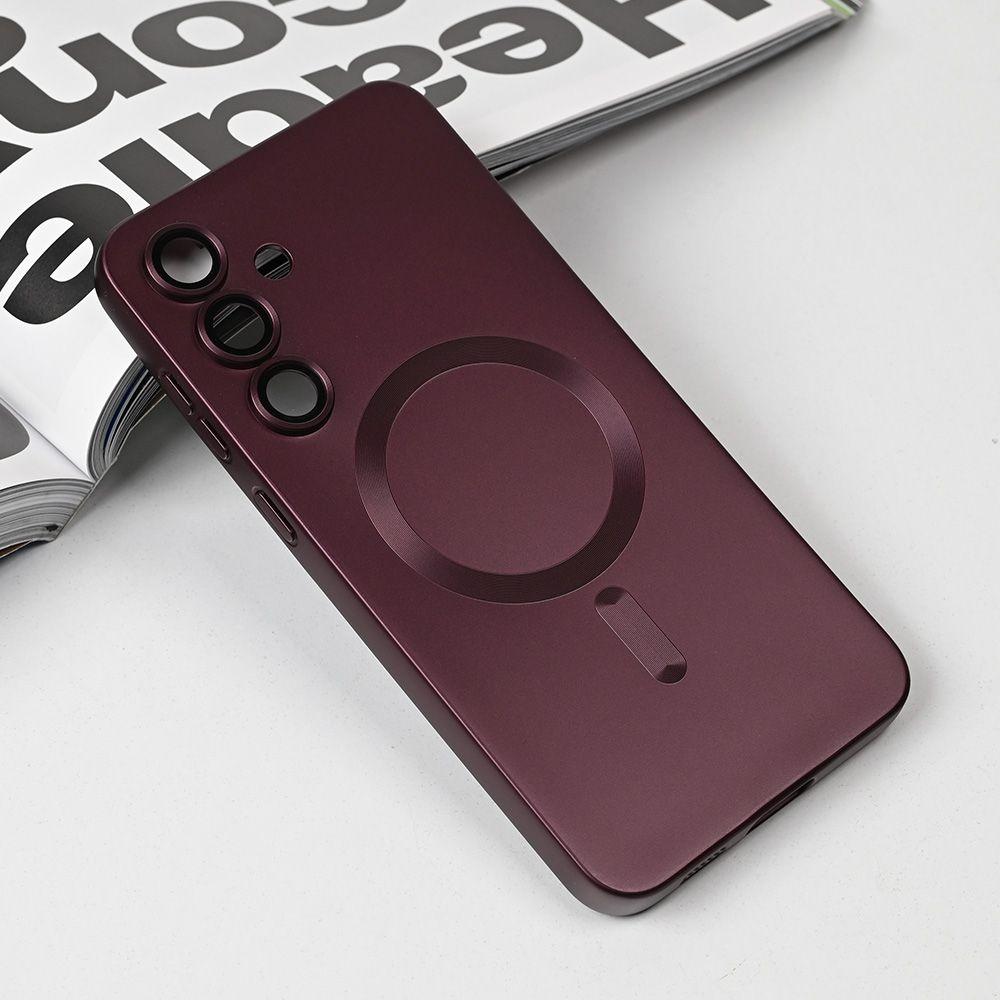Maska za Samsung S731B Galaxy S25 FE Magsafe Chrome, Bordo