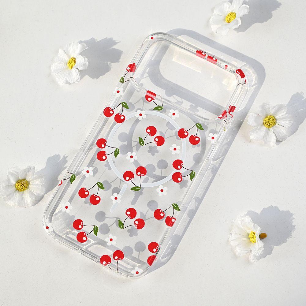 Maska za iPhone 17 Pro Max 6.9 Magsafe, Cute Cherries